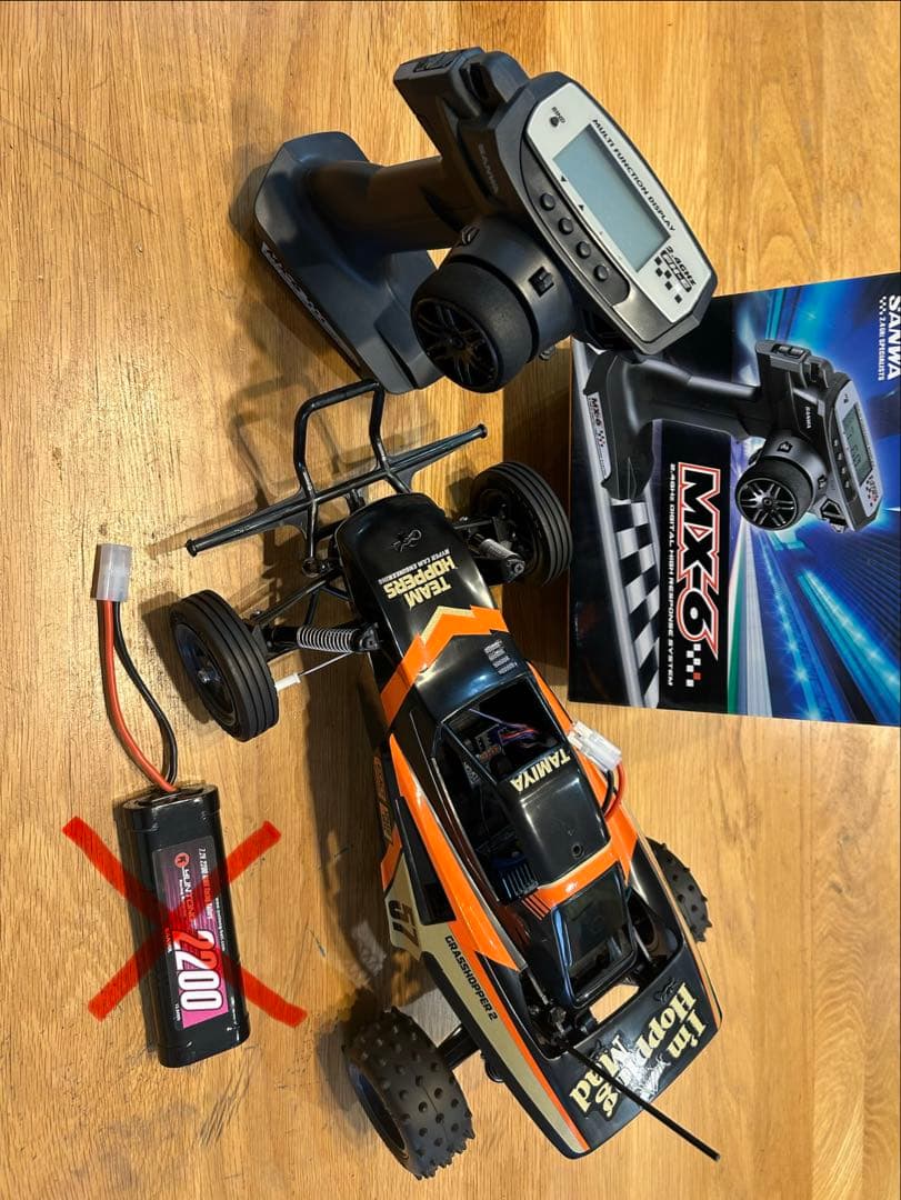 タミヤ　ラジコン　グラスホッパー　SANWA MX-6 セット