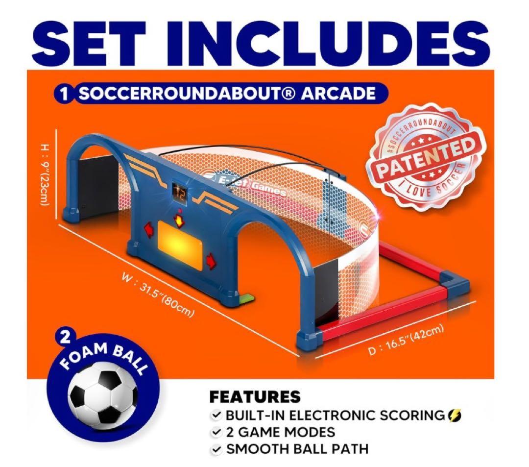 即日発送 クリスマスに Soccer Roundabout® アーケードセット