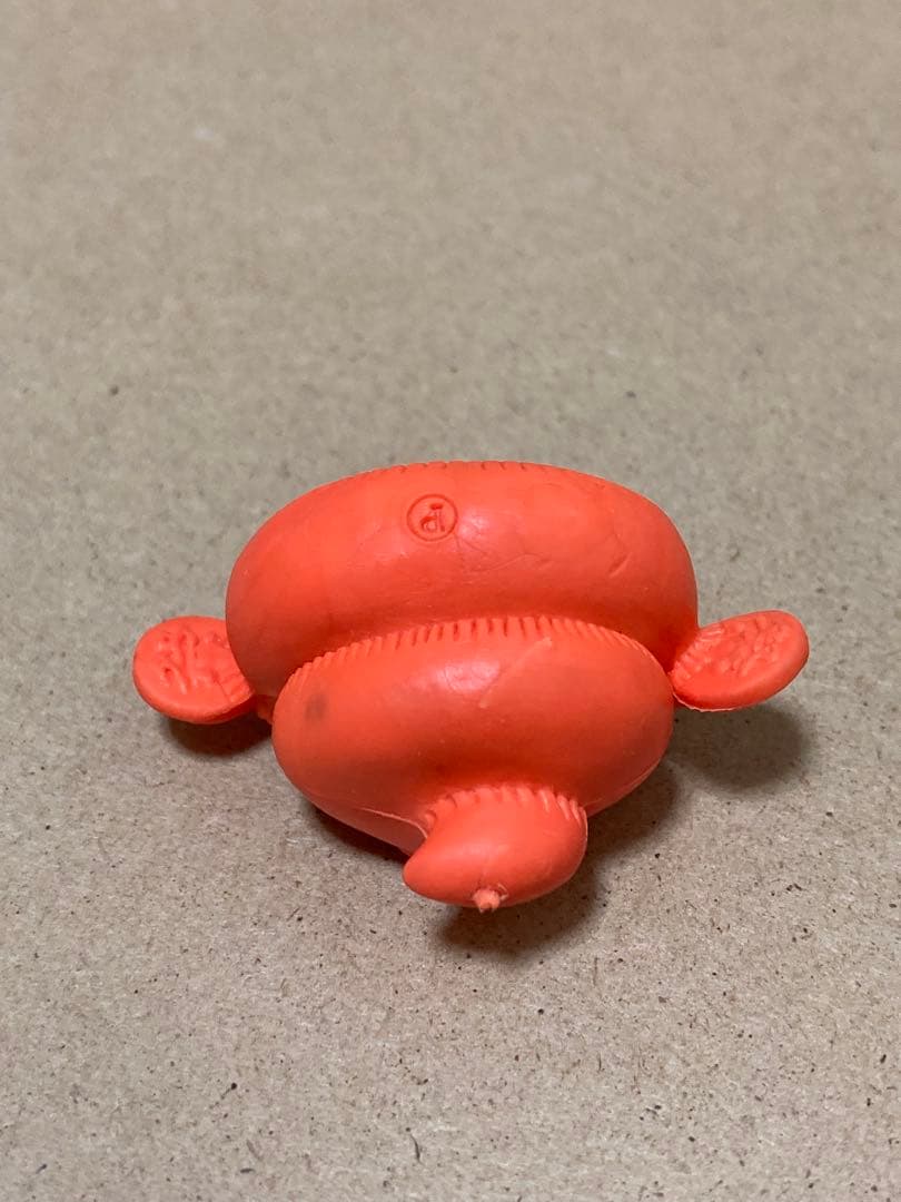 Dr.スランプアラレちゃん　うんち大　消しゴム　橙色