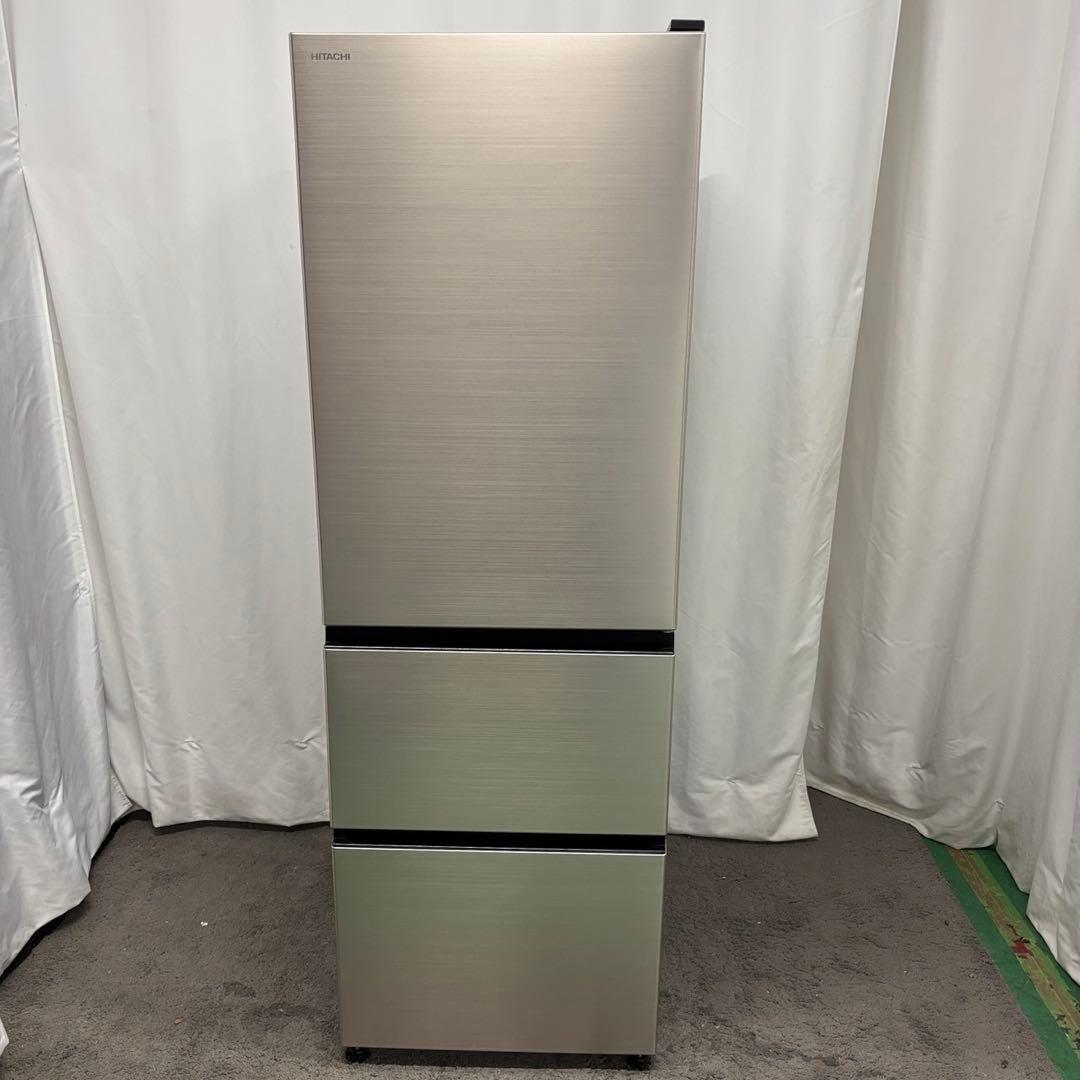 974⭕️冷蔵庫　日立　300-400ℓ　綺麗　3ドア　右開き　設置無料　スリム