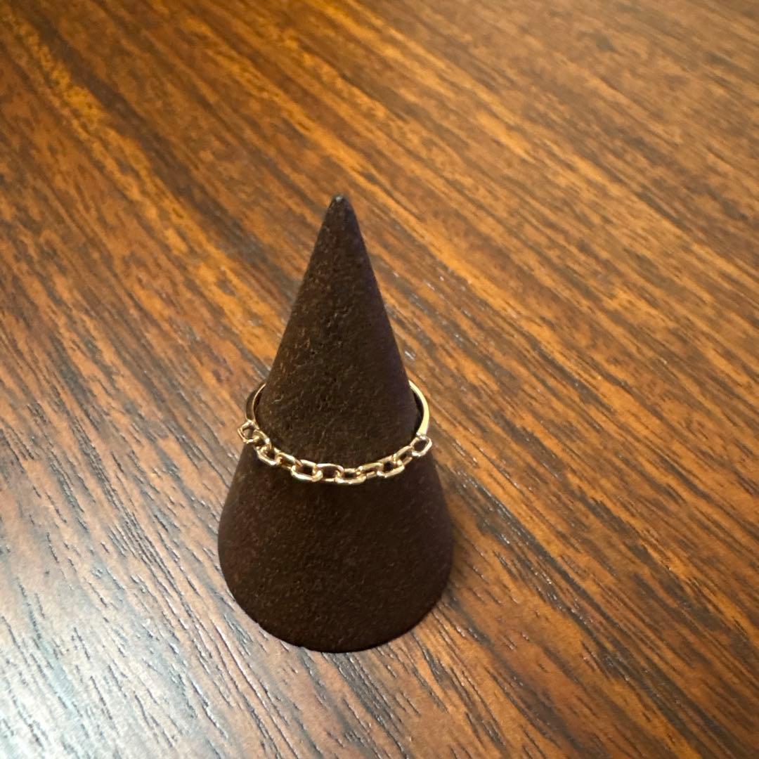 K10 PG チェーンモチーフ 地金リング　10号