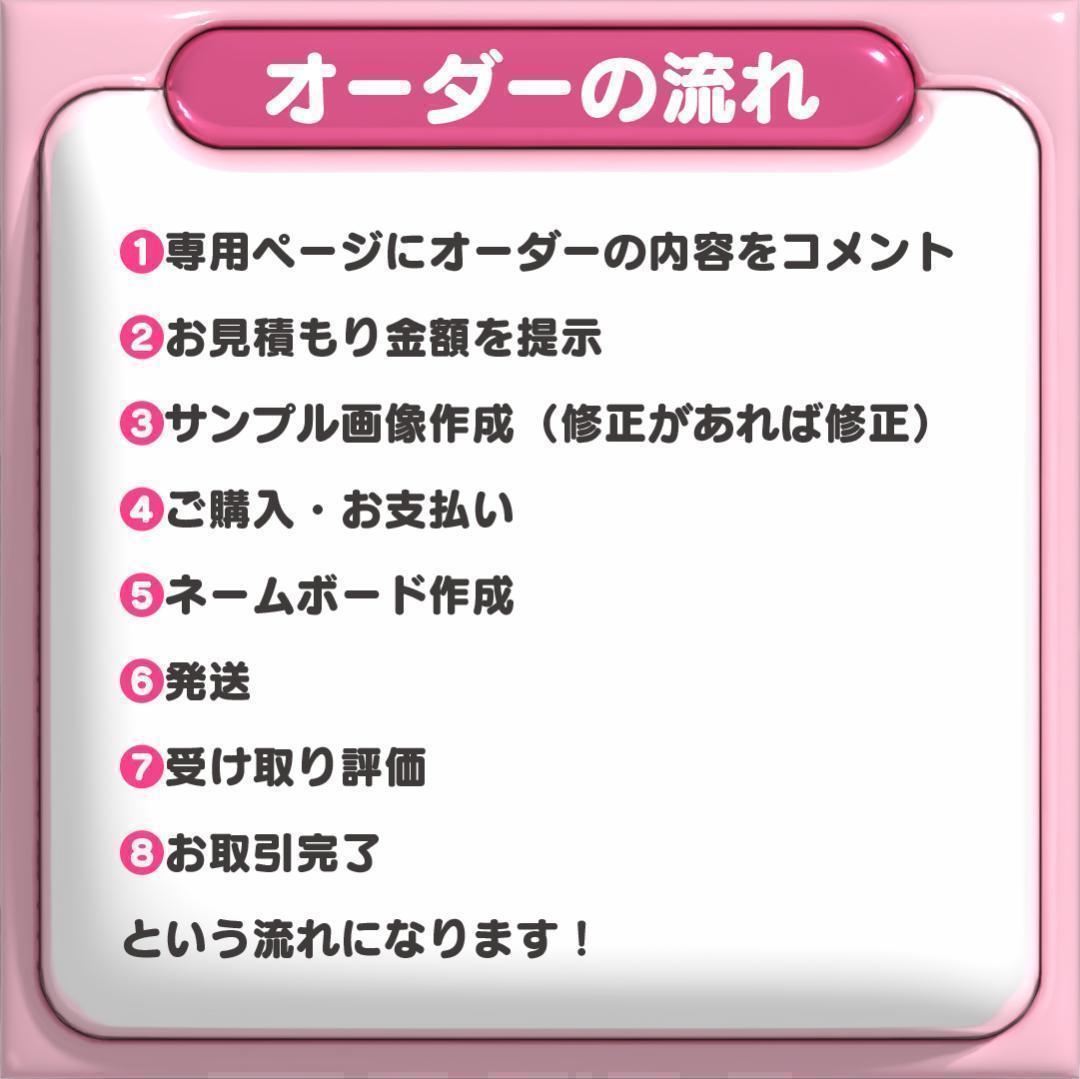 【鼓 海老原鼓 ME:I】フレーム ネームボード オーダー ぷっくり