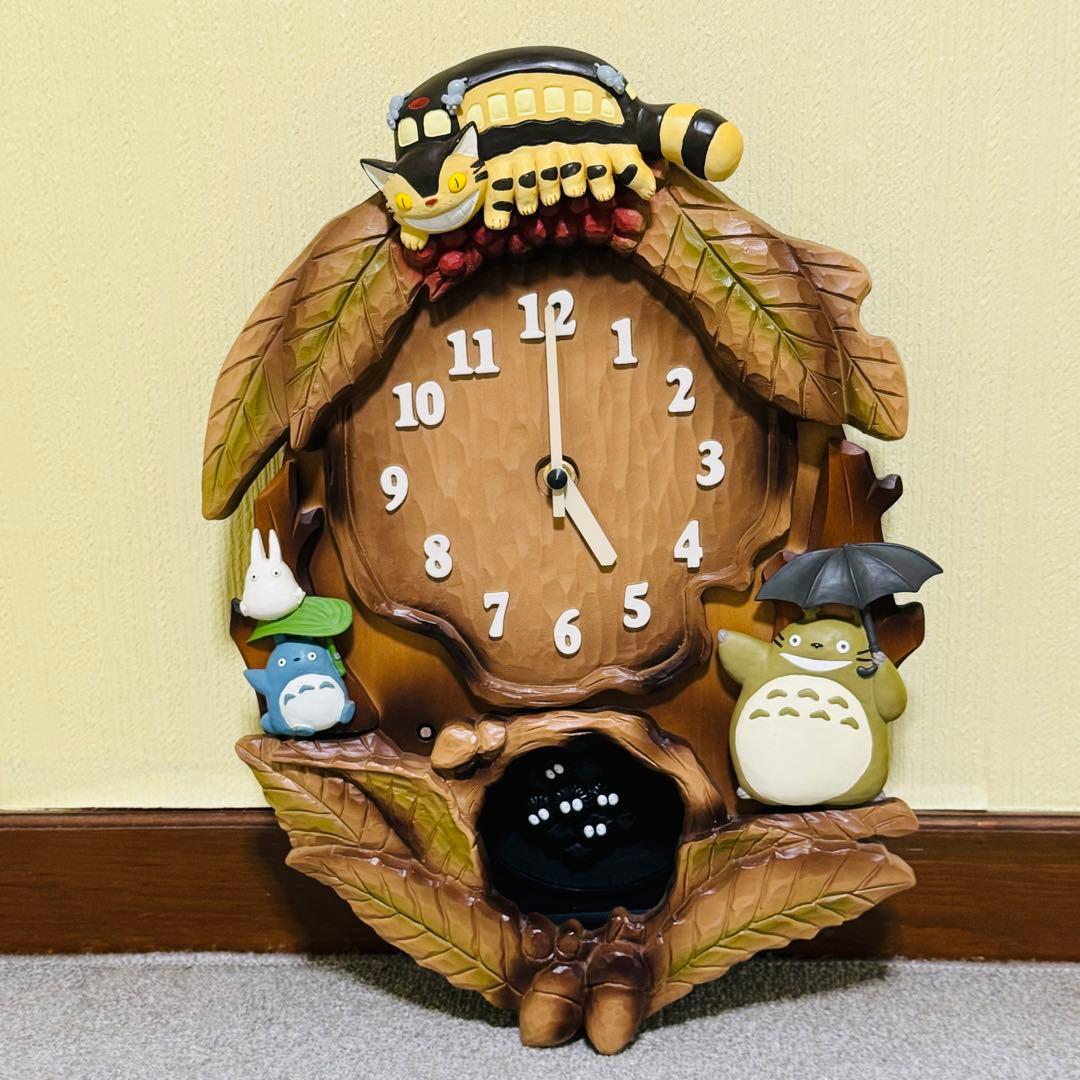 となりのトトロ 掛け時計 4MJ837RH インテリア小物