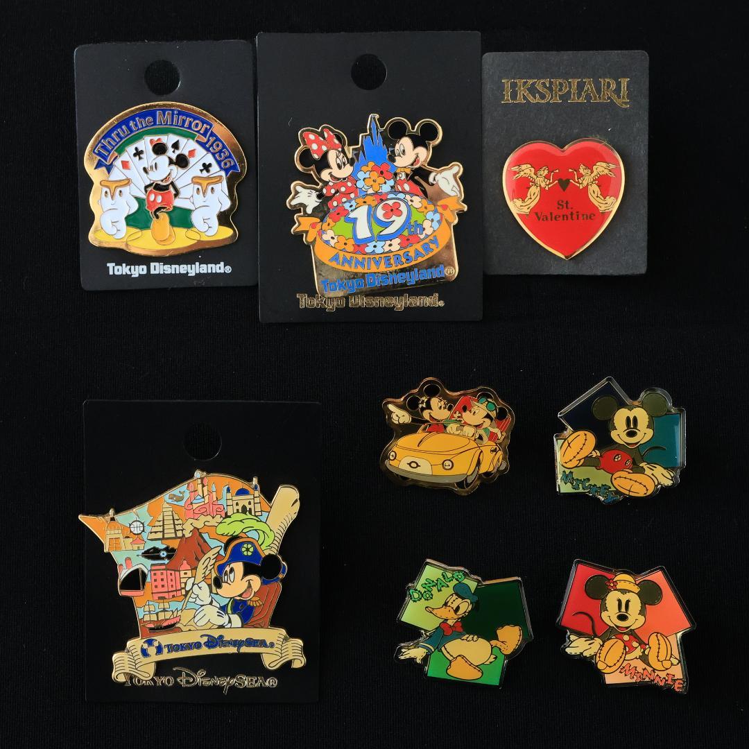 TDR 東京ディズニーリゾート他 ピンバッジ 8個 - メルカリ