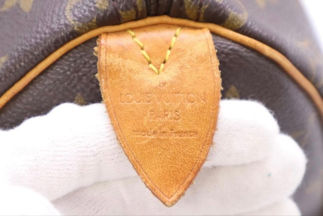 LOUIS VUITTON ハンドバッグ モノグラム スピーディ25 ブラウン