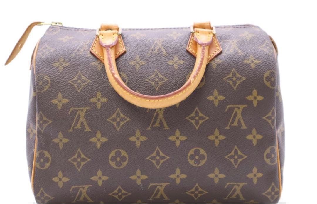 LOUIS VUITTON ハンドバッグ モノグラム スピーディ25 ブラウン