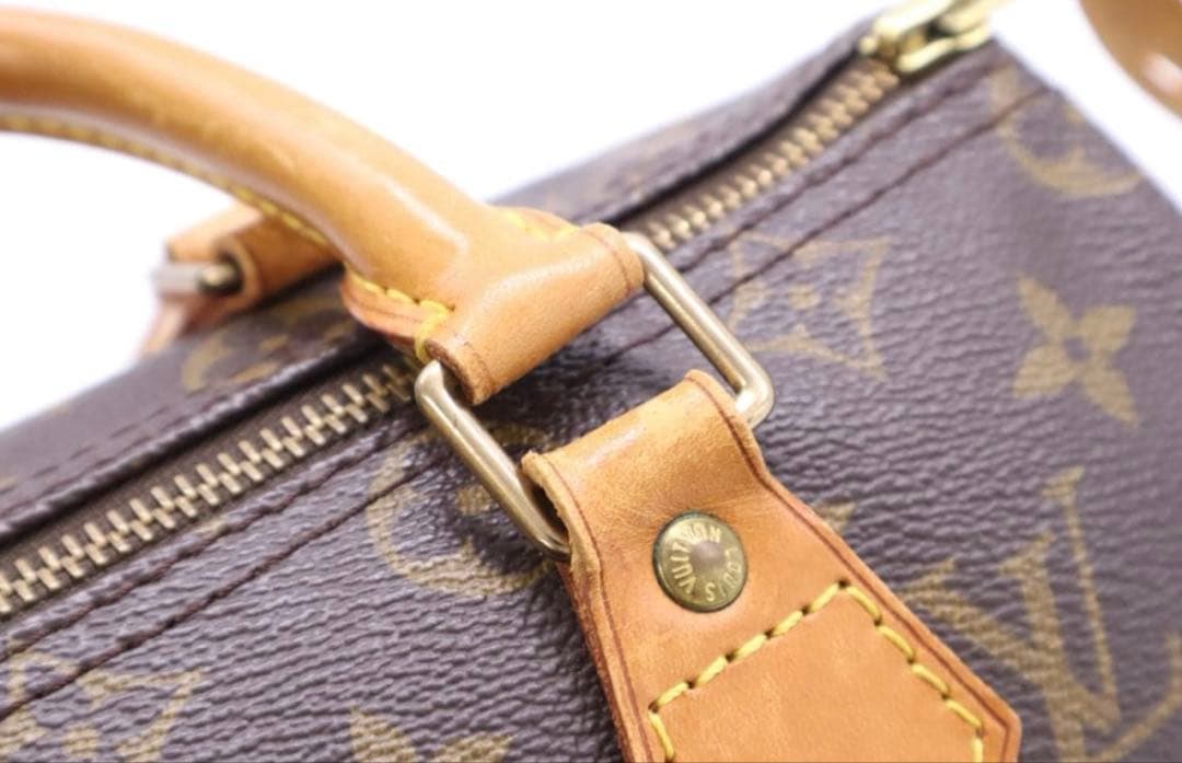 LOUIS VUITTON ハンドバッグ モノグラム スピーディ25 ブラウン