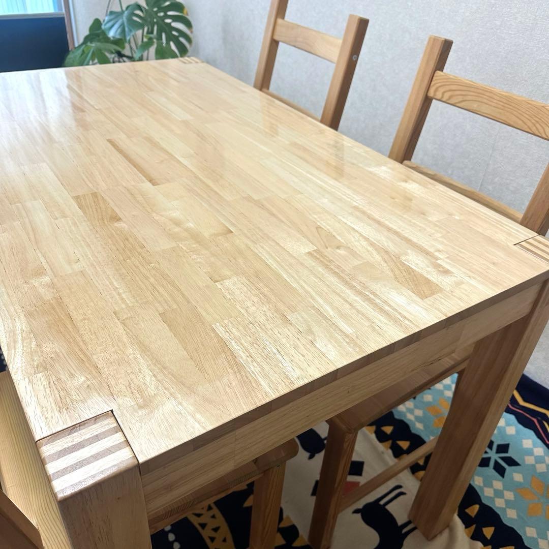 極美品IKEA木製ダイニングテーブルNORDBYイケア北欧無印良品ボーコンセプト