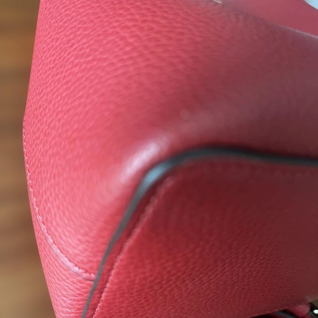 コーチ COACHスモールタウンバケットショルダー・ハンドバッグ2way レッド