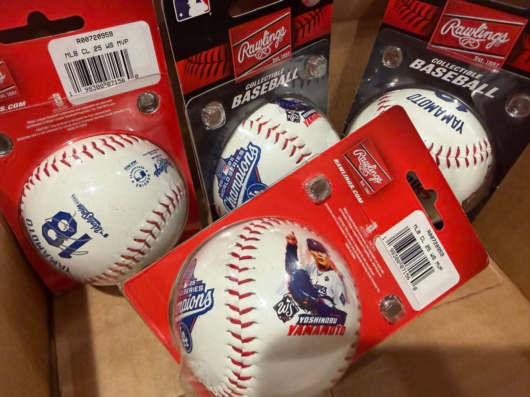 ドジャース• 山本由伸投手 2025年ワールドシリーズ MVP記念ボール