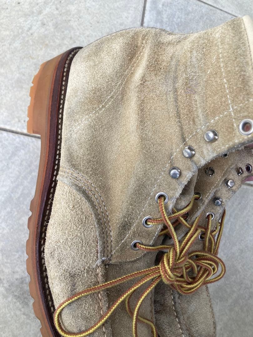 チペワ chippewa モックトゥ スウェード 飴色ビブラム9e