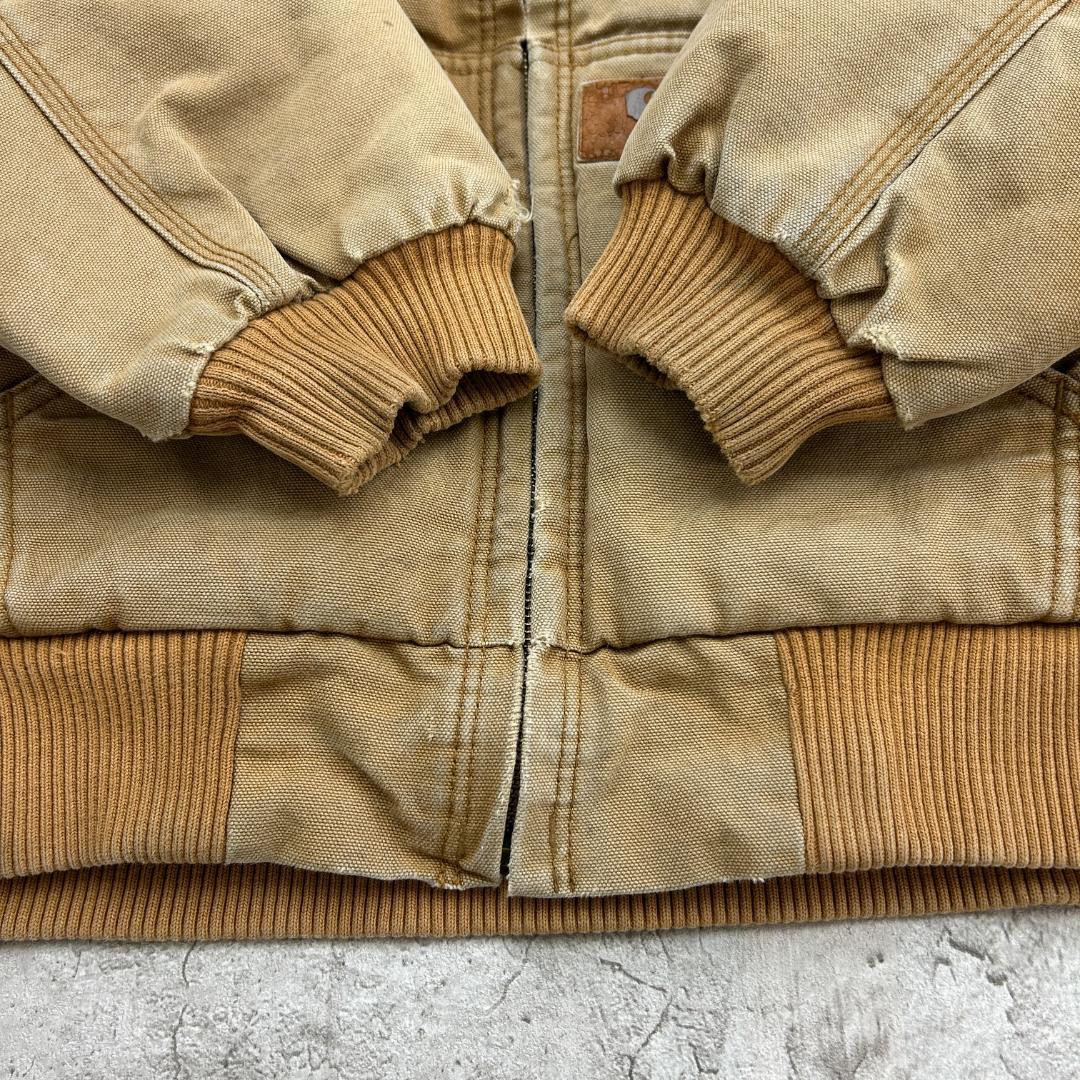 こ*し様 カーハート　雰囲気抜群　ダック　アクティブジャケット　古着　ライトブラ