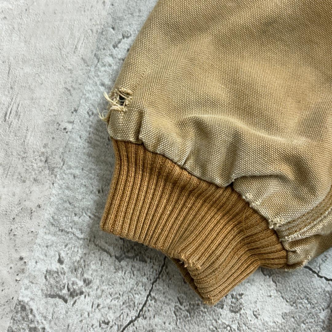 こ*し様 カーハート　雰囲気抜群　ダック　アクティブジャケット　古着　ライトブラ