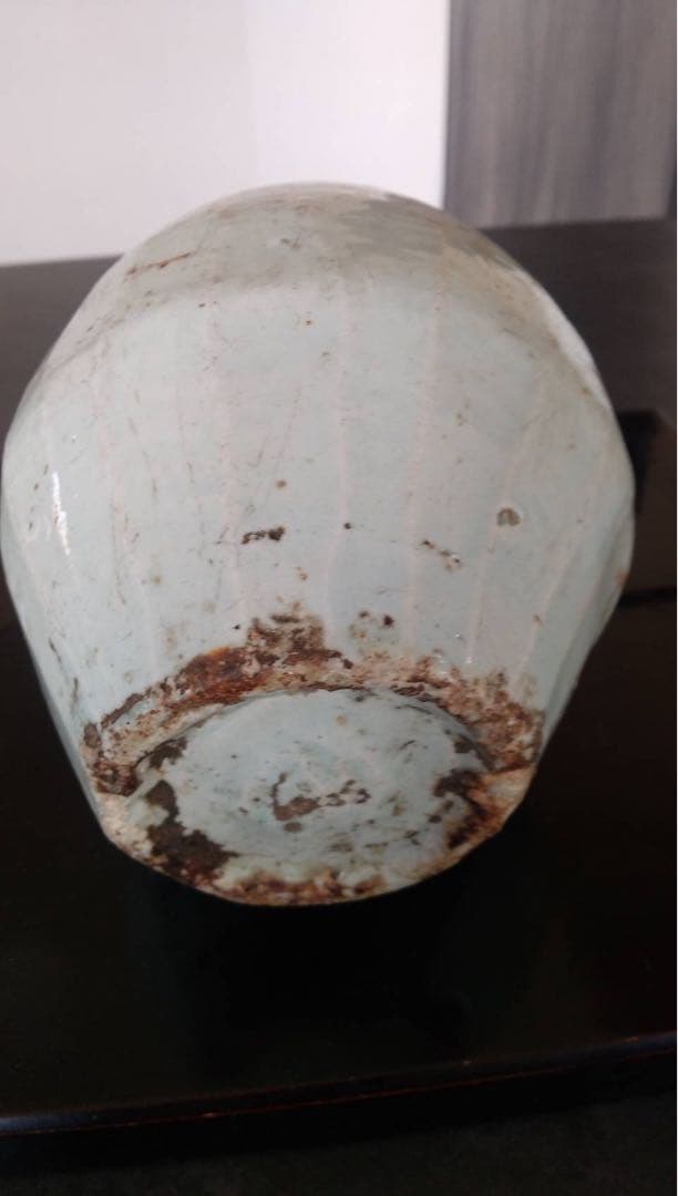 李朝　白磁　面取　朝鮮美術　韓国美術　古道具　古民芸