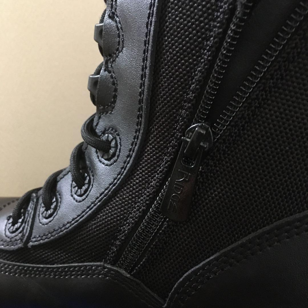 タクティカルブーツ【RIDGE社製】レーザーブーツジッパー付き