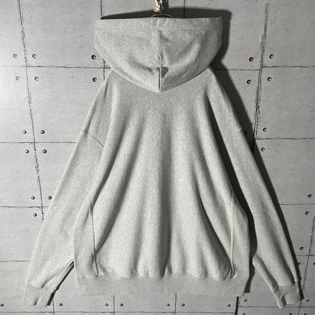 【入手困難】READY MADE レディメイド☆カレッジロゴスウェットパーカーL