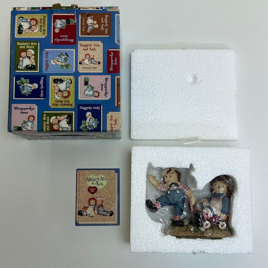ね*^様 ラガディ アン＆アンディ 置物 陶器 エネスコ Raggedy Ann