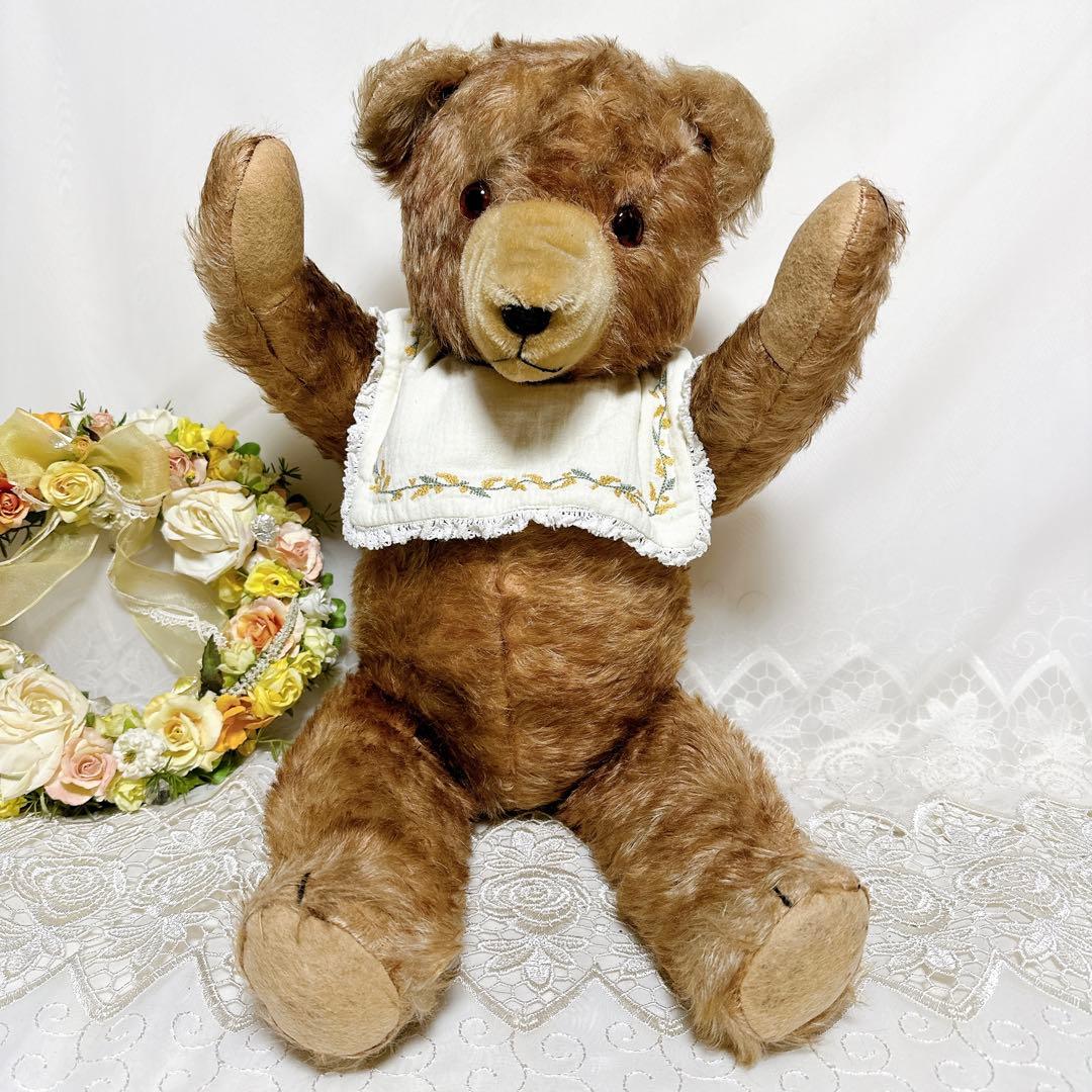 ❤️1940's❤️BIG ブラウンハーマンベア　アンティークベア　ビンテージ