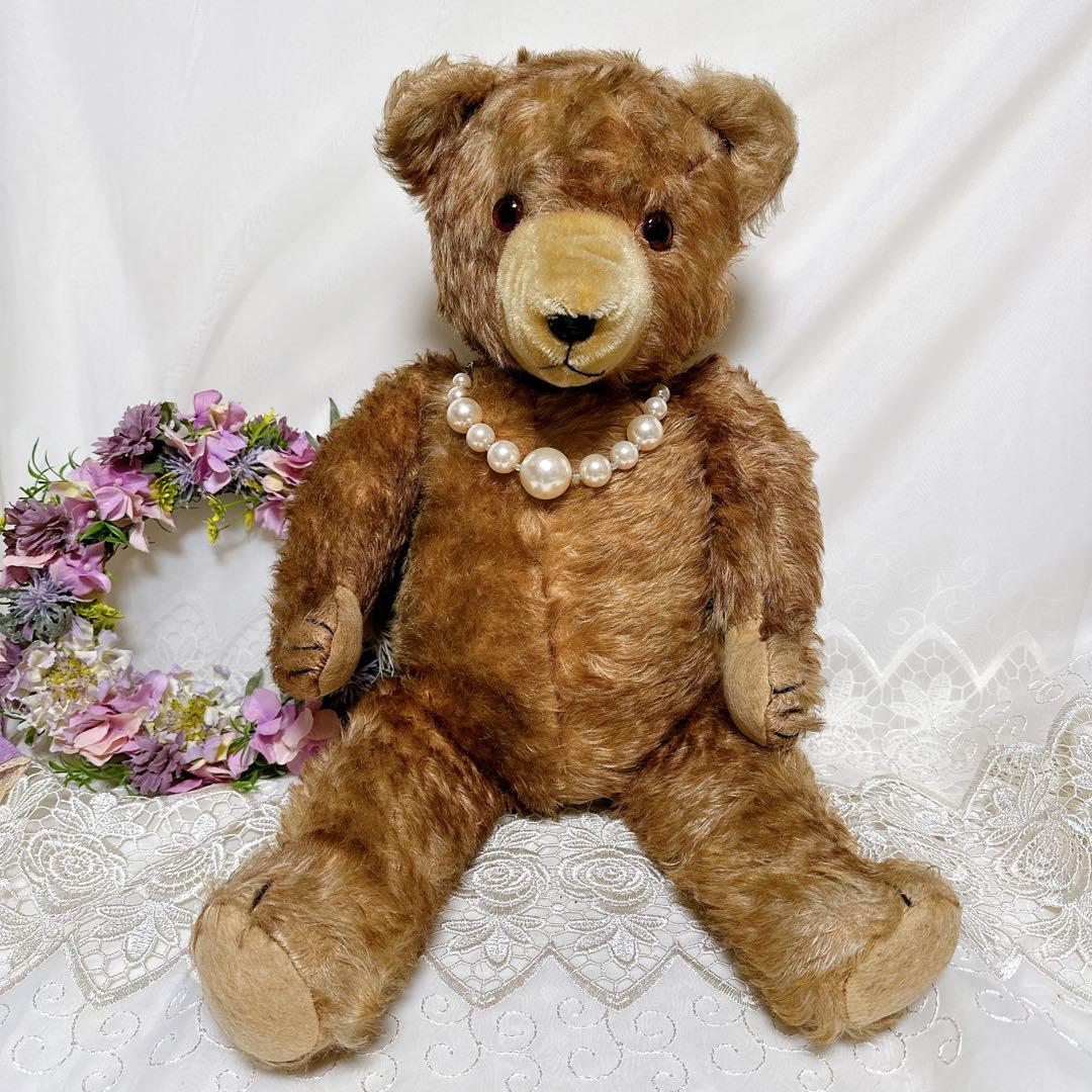 ❤️1940's❤️BIG ブラウンハーマンベア　アンティークベア　ビンテージ