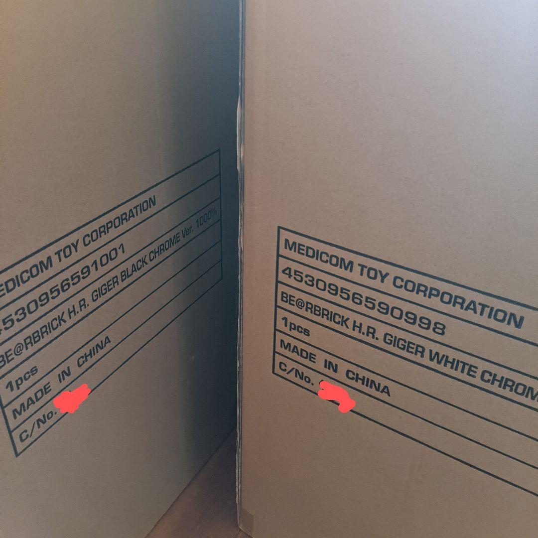 新品未開封★1000％ BE@RBRICK H.R.GIGER ベアブリック