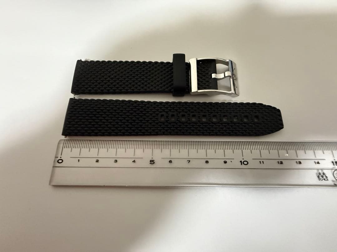 美品　純正ブライトリング　スーパーオーシャンヘリテージ　ラバーベルト