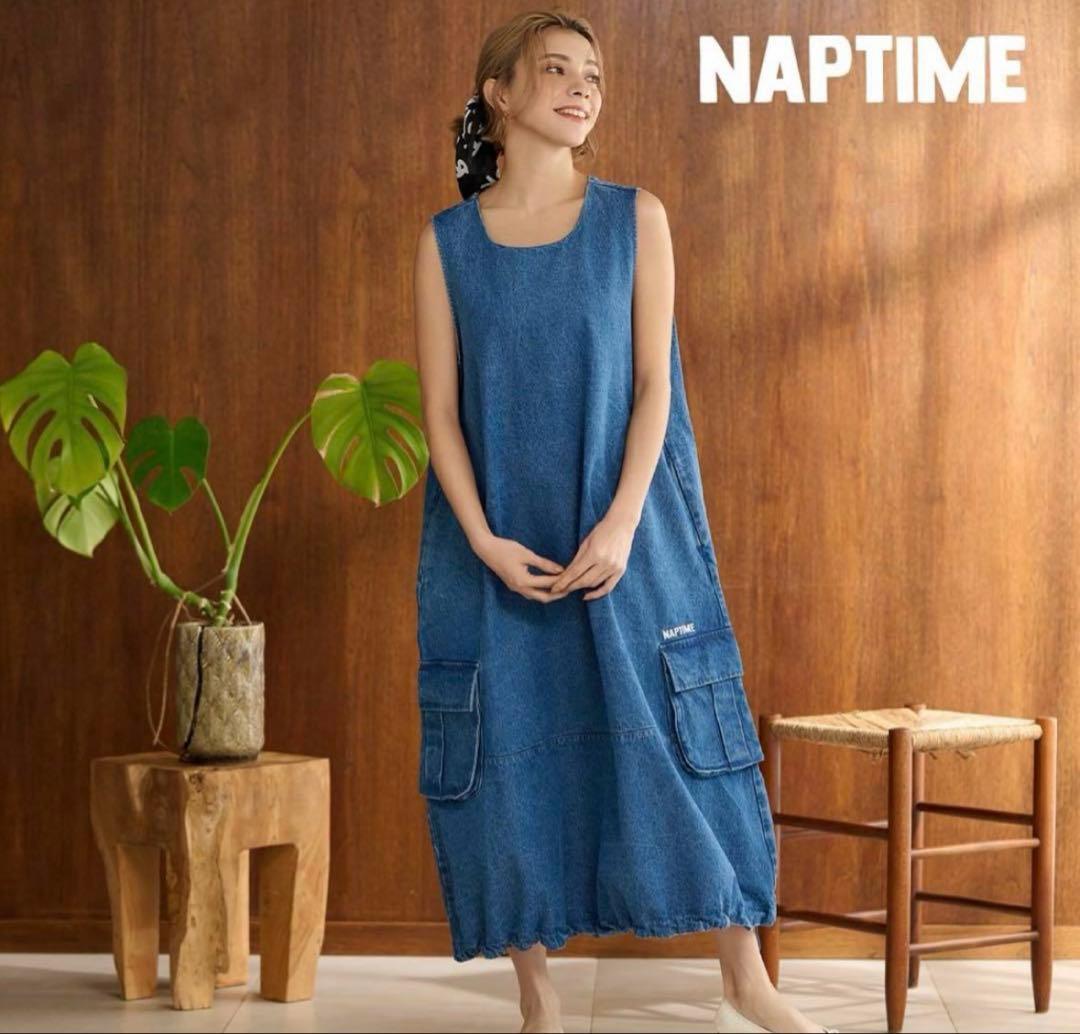 naptime Nissyノースリーブバルーンワンピース naptime Nissyノースリーブバルーンワンピース バルーンノースリーブ
