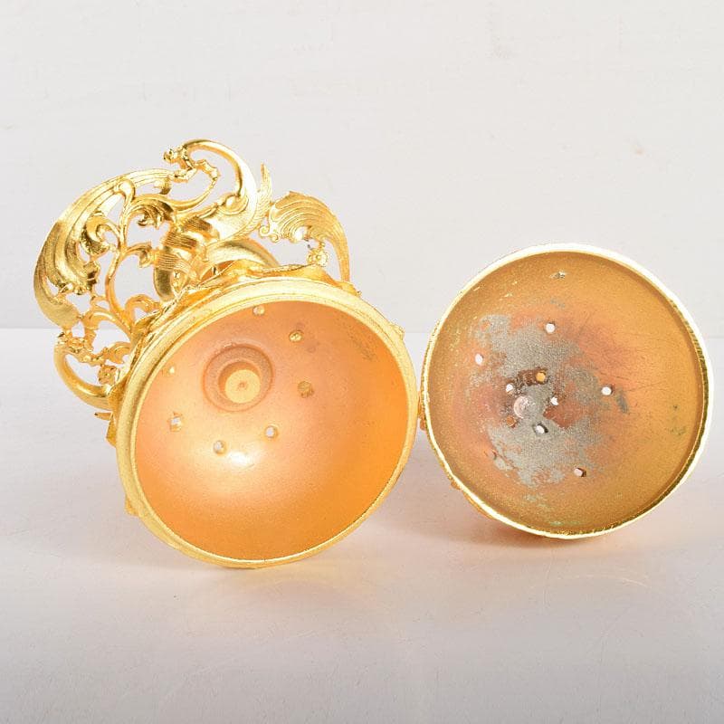 韓国　扶餘陵山里出土　百済金銅大香爐　復刻品　国立中央博物館　M　R4968B