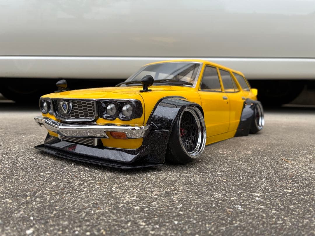 なっくんページ　rx3ワゴン INNO Models(イノモデル) 1/64 (ダイキャスト製) Mazda RX3