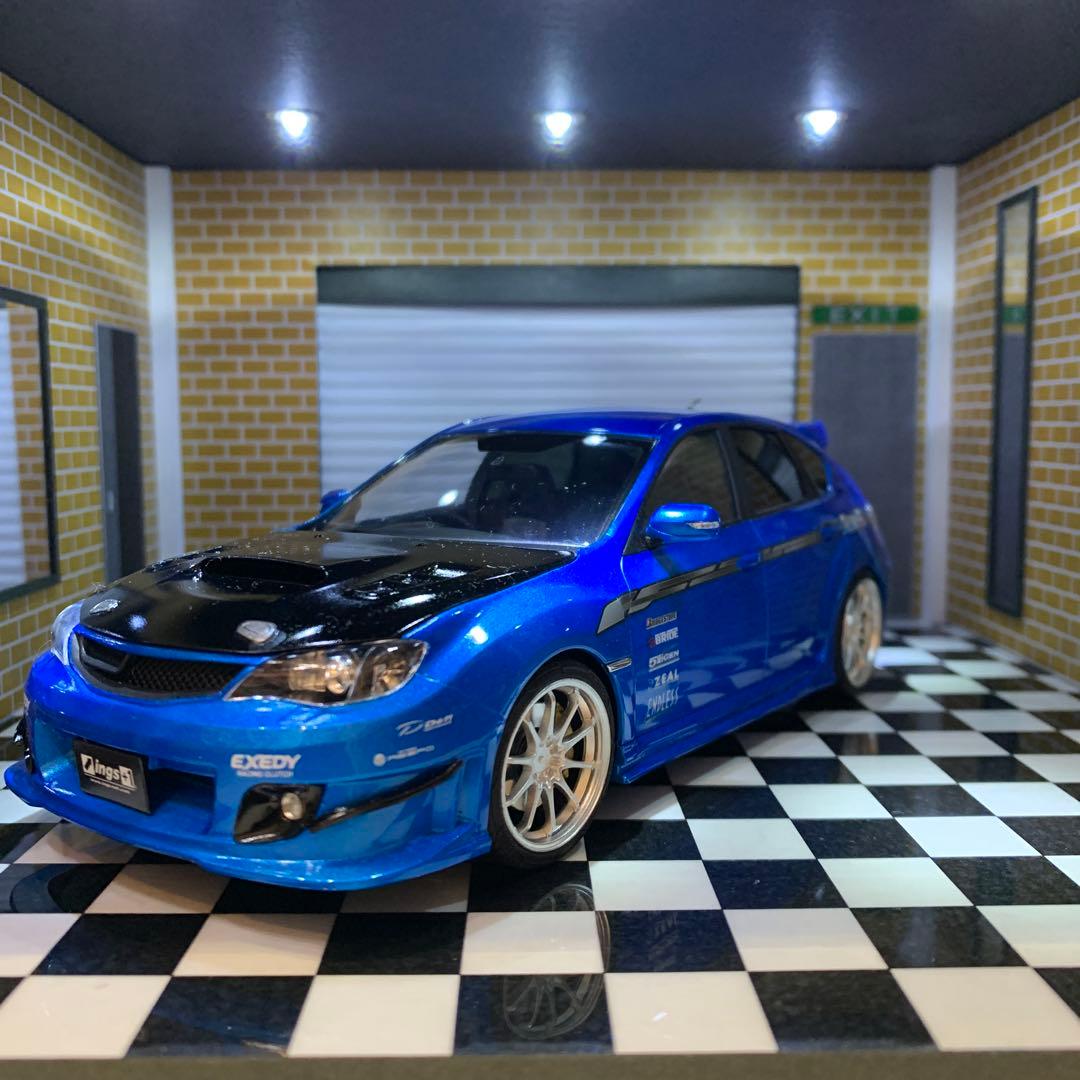 1/24 ings GRB インプレッサ WRX STI 完成品 アオシマ - メルカリ