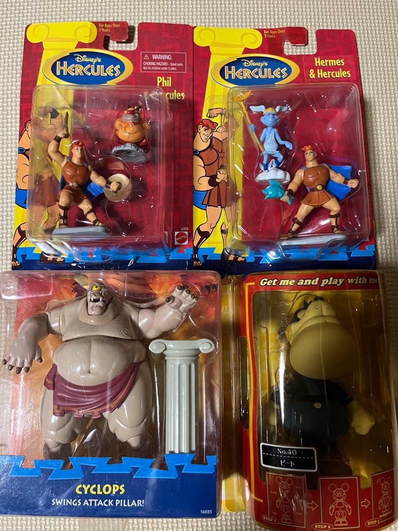 マテル社製 ディズニー映画 ヘラクレス フィギュア 3点セット おまけ