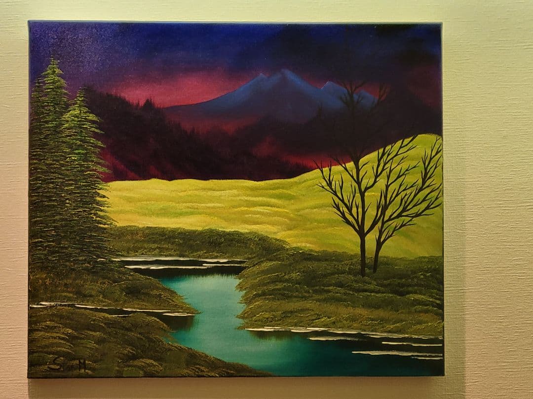 View from clear creeks 澄んだ小川の景色