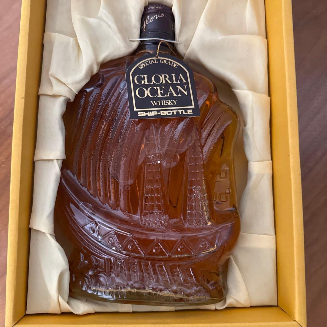 【未開栓】三楽オーシャン ウイスキー グロリアオーシャン シップボトル 特級 特級 グロリアオーシャン シップボトル GLORIA OCEAN SHIP BOTTLE |