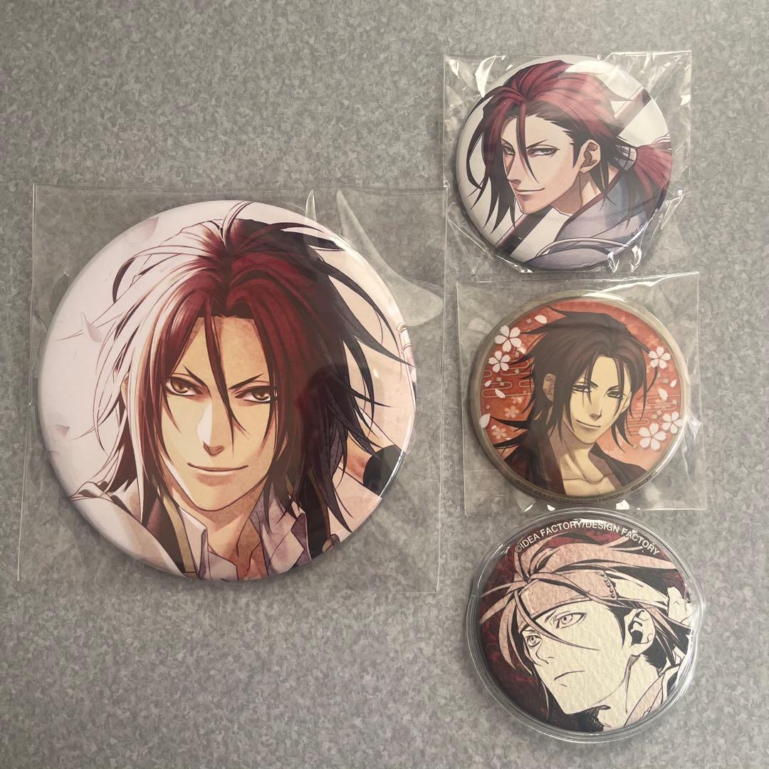 薄桜鬼 原田左之助 缶バッジ まとめ売り 4点セット - メルカリ