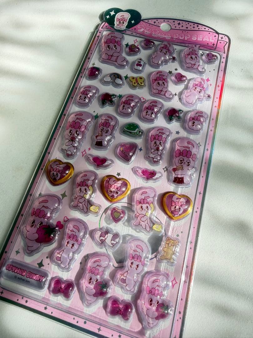 シール帳　正規品　新品　ボンボンドロップ　ラブブ　エスターバニーパワパフサンリオ