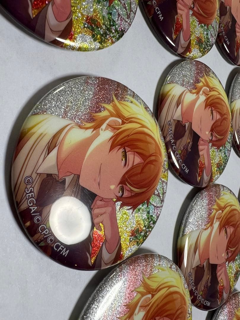 プロセカ 東雲彰人 純ブラ 10A 缶バッジ グリッター缶バッジ