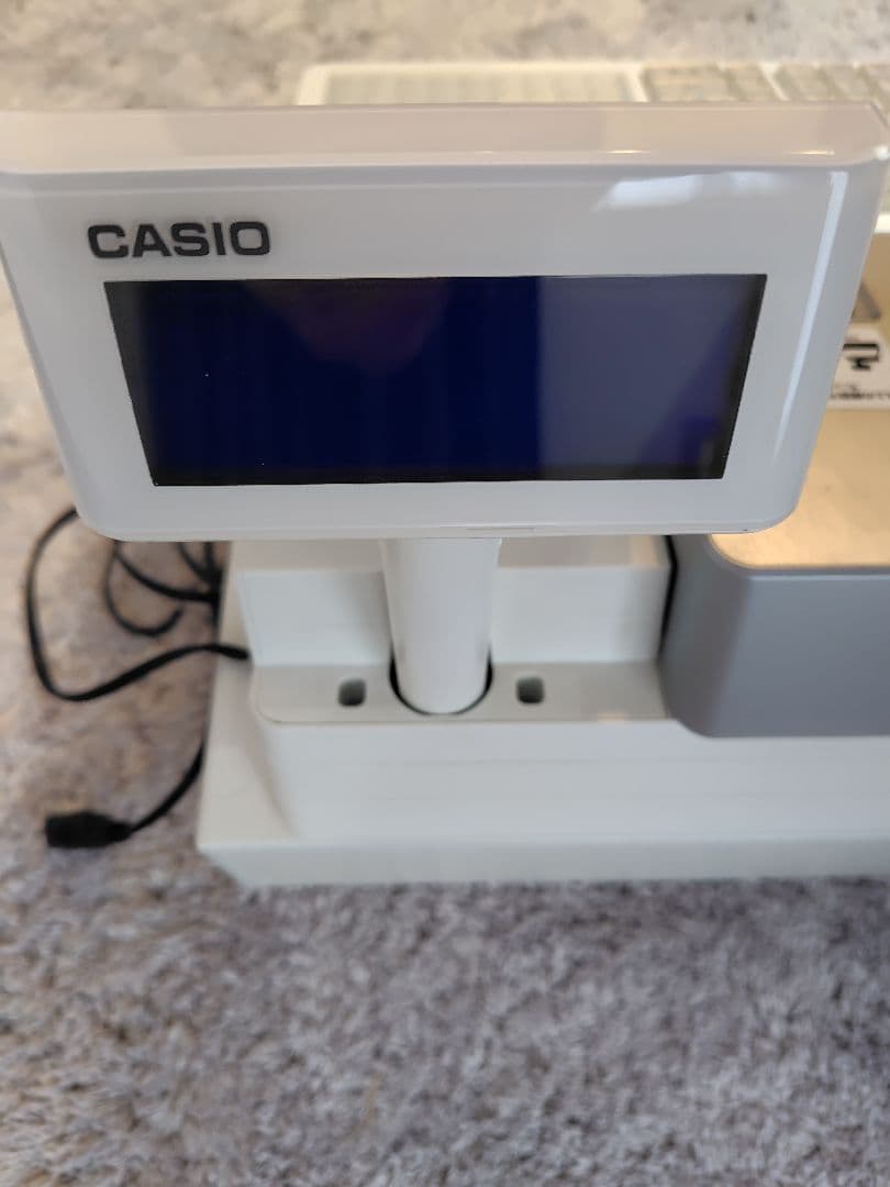 CASIO SR-C550-45WEワンタッチメニュー72種類レジスターホワイト