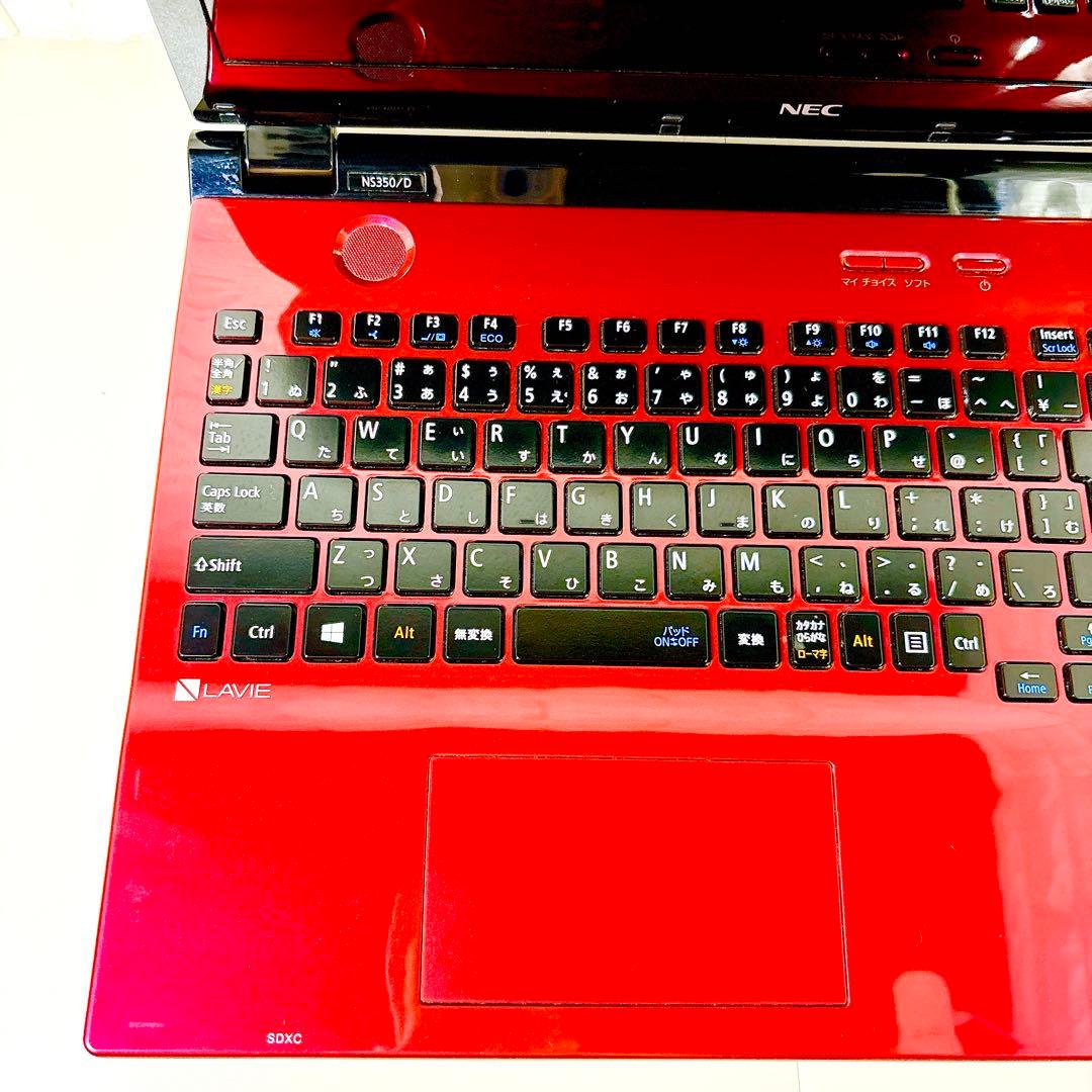 SSD搭載で快適✨カメラ メモリ8GB すぐ使える 薄型 ノートパソコン NEC