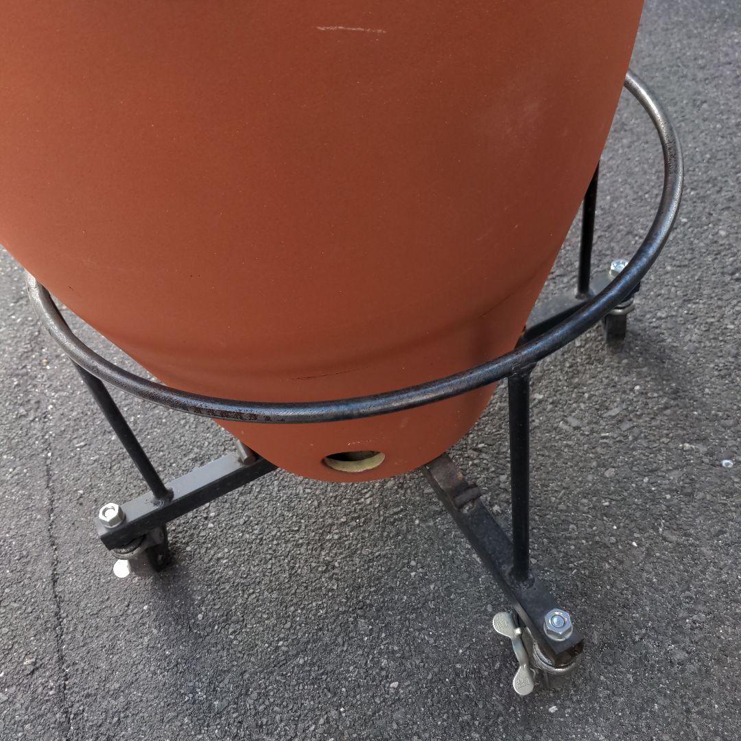 焼き芋 信楽焼つぼ焼き芋 (かご付き七輪付きキャスター込み・のぼり付き)