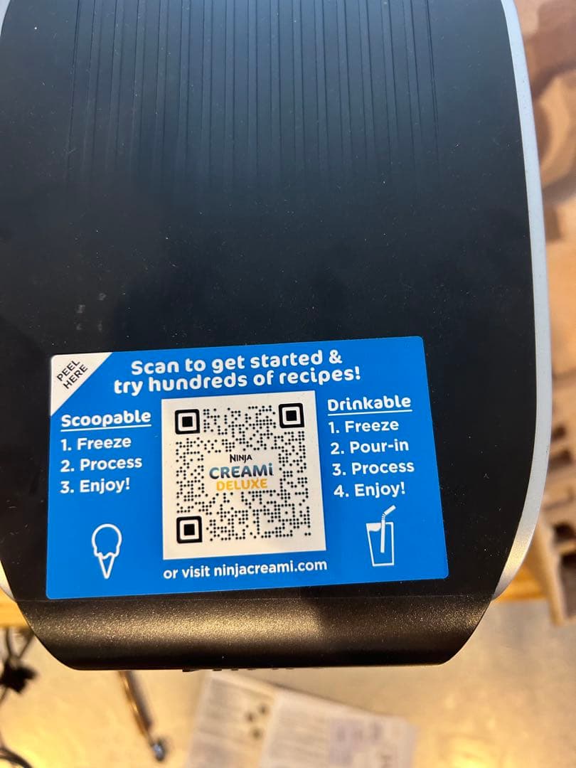 ジャンク品中古NinjaCreamiDeluxe アイスクリームメーカーニンジャ