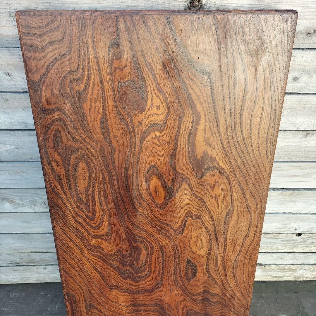 M♢アンティーク 欅 二月堂 折り畳みコーヒーテーブル センターテーブル