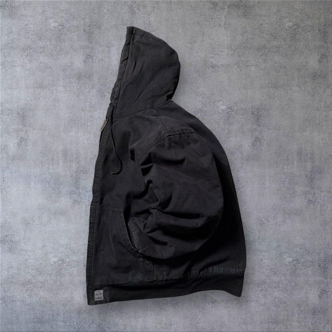 2301 古着WOLVERINEダック地アクティブジャケットソリッド墨黒アメカジ