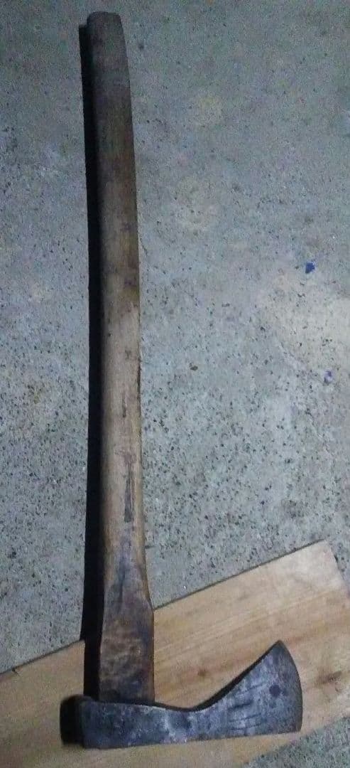 銘有り】鉞 斧 古民具 骨董 古物 約2.3kg 最終値