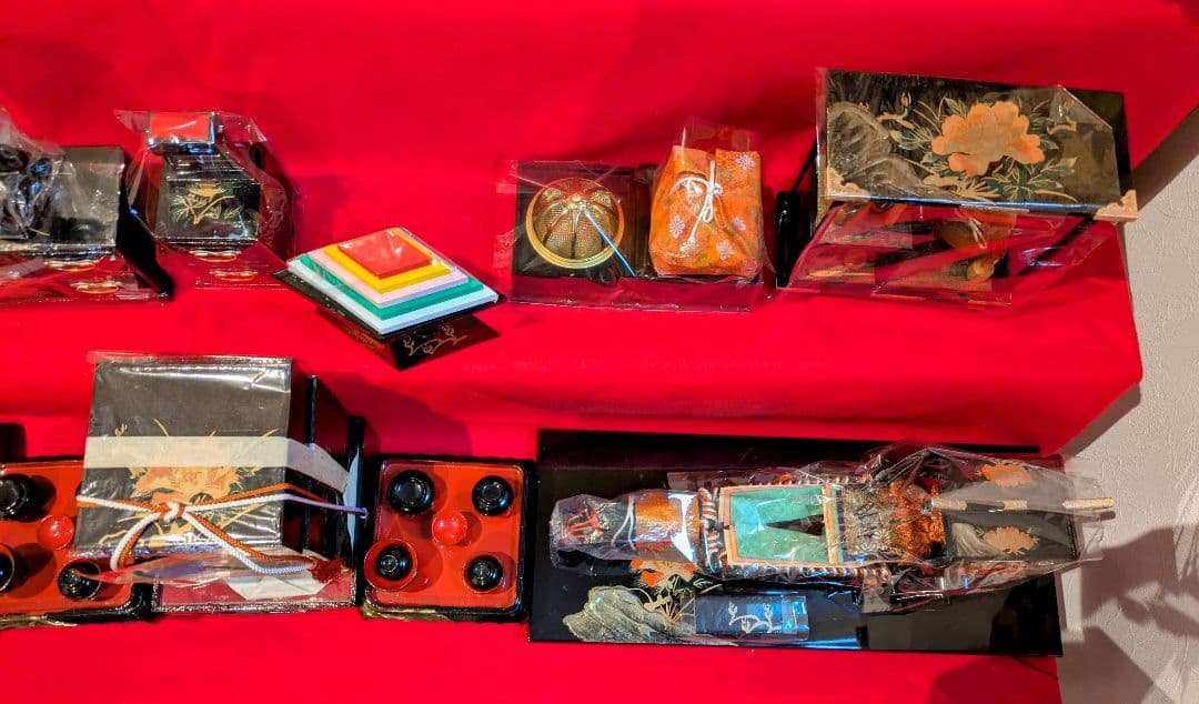 雛祭り道具 漆塗 工芸品