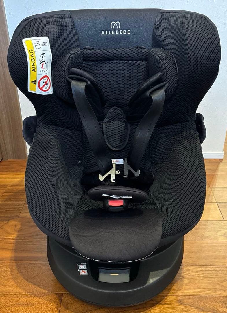 チャイルドシート　エールベベ・クルット6i　グランス　ブラック　ISOFIX
