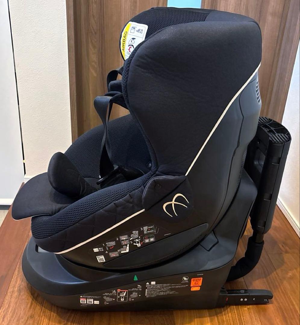 チャイルドシート　エールベベ・クルット6i　グランス　ブラック　ISOFIX