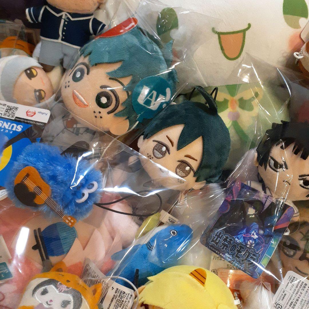 ちびぐるみ&BIGぬいぐるみ&ぷちマスコット等、アニメまとめ売り希少50点以上