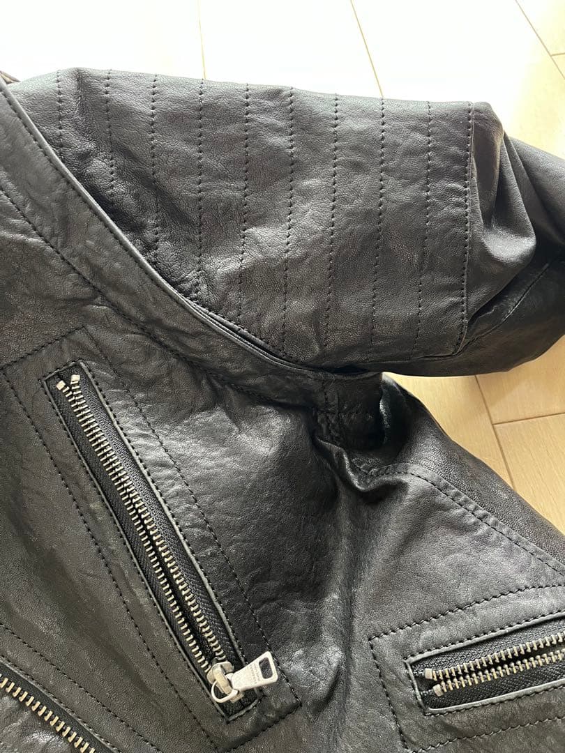 BURBERRY 2way レザー ライダースジャケット Mサイズ