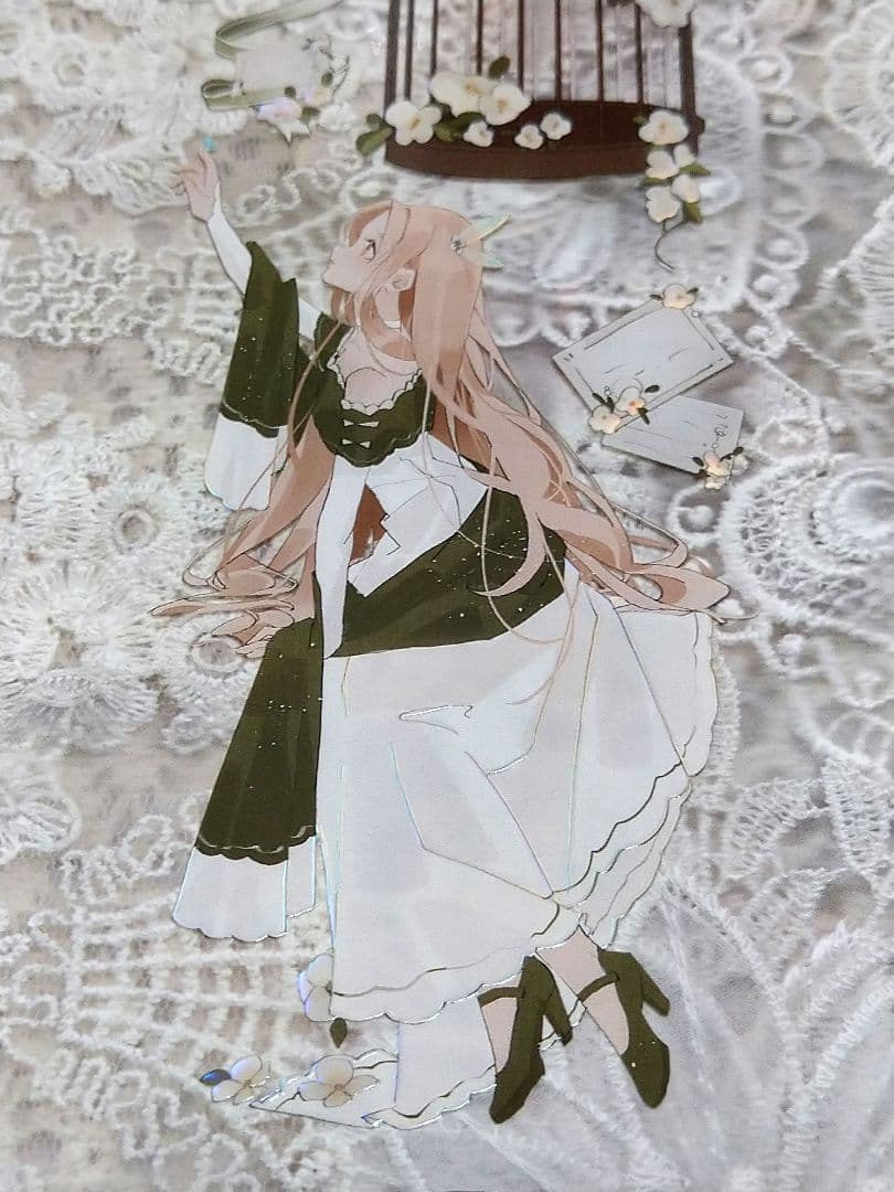 J255＃小步舞曲(虹光)不睡觉世界冠军切り売り海外人物マステ女の子