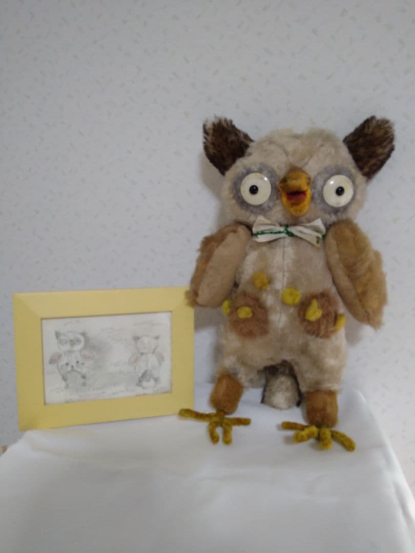 専用　加藤日砂　直筆サイン入り 直筆絵画　大きなふくろう 加藤日砂 直筆サイン入り 直筆絵画 大きなふくろうの通販はau PAY