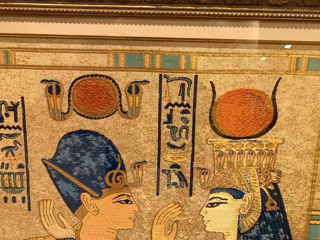 龍村平蔵作 干支の錦 エジプト壁画文錦 2025年干支巳(へび) B30789201